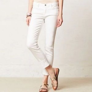 AG Adriano Goldshmied The Stevie Ankle 28 in White